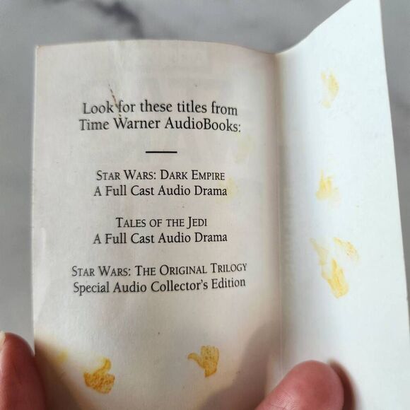 Star Wars Darth Vader vintage cassette tape cover dark empire II Luke lightsaber - Picture 3 of 3